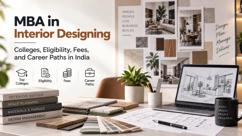 MBA in Interior Designing: Colleges, Fees & Careers 2026